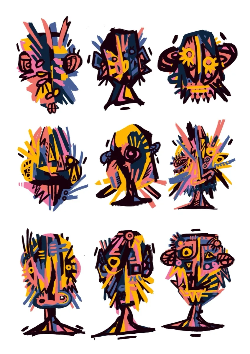 Caras Abstract